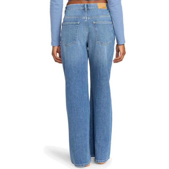 Roxy Γυναικείο παντελόνι Surf On Cloud - Wide Leg Denim Pant for Women Roxy Γυναικείο παντελόνι Surf On Cloud - Wide Leg Denim Pant for Women